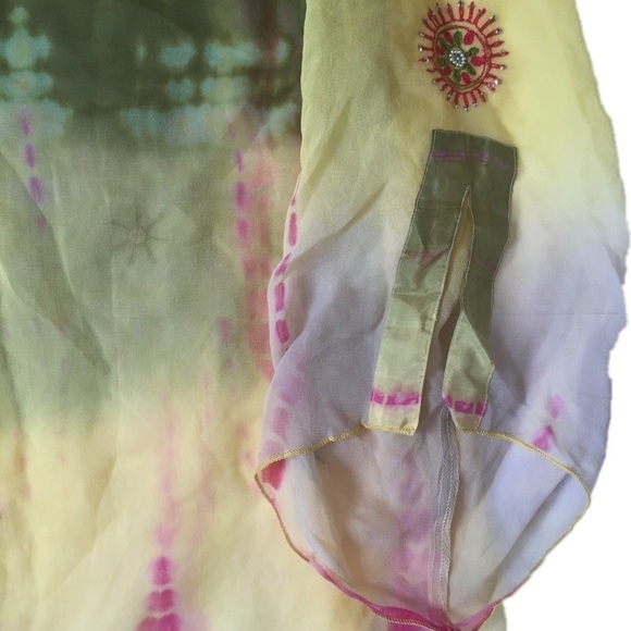 Denning & Kane London Silk Sheer Tunic Coverup NWT - Picture 4 of 7